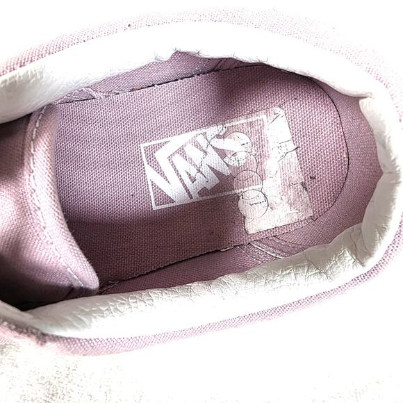 Vans Women's 10 Athletic Shoes Violet Suede White Accents Sparkle Laces Sneakers - Picture 7 of 9